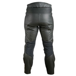 Pantalones de Motociclismo de Cuero de Alta Calidad, Resistentes al Viento, Nuevo Diseño con Elasticidad en 4 Direcciones, Preparados para Armadura CE y Forro Transpirable - Product Image 4