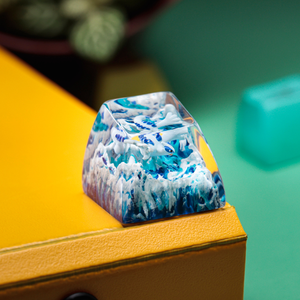 Keycaps Artisanat Forêt Mystique, Keycaps Artisanat Personnalisé, Keycaps Anime Mignons, Keycaps Verts, Ensemble de Keycaps, Keycaps en Bois - Product Image 4