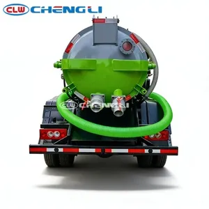 Camión de Succión de Aguas Residuales Dongfeng OEM de 2000 Litros, para Trabajos de Pequeño Volumen, Limpieza de Tanques Sépticos, Saneamiento Municipal, China - Product Image 4