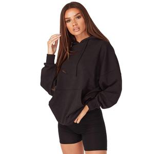 New arrival women pullover cropped top crewneck hoodie for women - Product Image 2