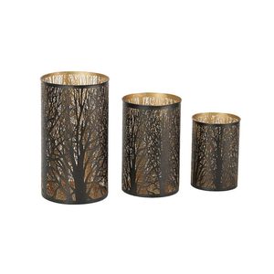 Decor Impex Iron Votive Holder Handmade Durable Tabletop with Customized Printing for <b>Christmas</b> Birthdays Weddings - Product Image 1