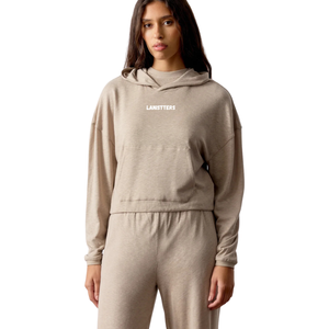 Ensemble de survêtement à capuche pour femme, pantalon large, coupe décontractée, tenue décontractée deux pièces, vêtements de détente, marque privée OEM ODM - Product Image 3