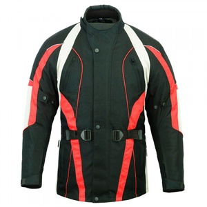 Chaqueta de moto hombre CE 2 blindada protección completa moto chaqueta textil negra para todas las estaciones a prueba de viento - Product Image 6