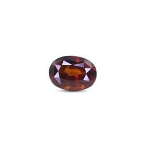 Natural Hessonite Gomed 7.7 Carat Oval Cut Loose Gemstone 11x6mm for Fine Jewelry - Product Image 1