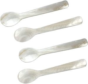 Cuillère en nacre naturelle faite à la main, cuillère de service, vente en gros, vaisselle de luxe personnalisée, fournisseur de matériel de restauration - Product Image 6
