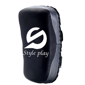 Escudos de Boxeo Profesionales Personalizados con Logotipo, para Artes Marciales, Muay Thai, Entrenamiento, Curvos, de Cuero Genuino - Product Image 4