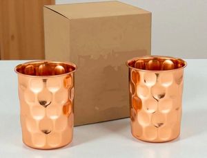 Copper drinking <b>cups</b> bulk exporter supplier custom packaging export drinkware <b>reusable</b> durable manufacturer india - Product Image 2