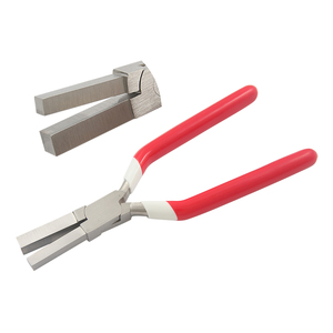 Medium Jaw 6mm 8mm Square Bail Making Plier Double PVC Handles 160mm Stainless Steel Spring DIY Lap Joint Jewelry <b>Wire</b> <b>Stripper</b> - Product Image 1