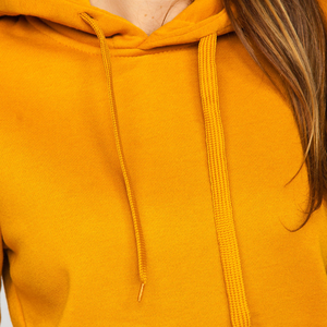 High Quality Custom Size Women's Jogging Suits Oversized Pullover Tracksuit Long Top Solid Pattern Fleece Winter Season Size 5XL - Product Image 6