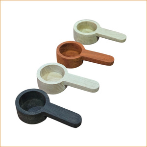 Minimalist Wooden Coffee <b>Measuring</b> <b>Spoon</b> Set Durable Handmade Natural Wood Scoop for Tea and Spices - Product Image 1