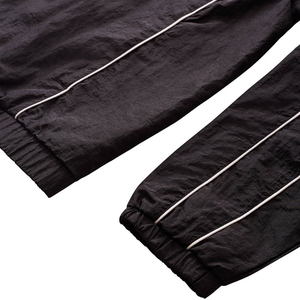 Men’s Streetwear Tracksuit Set Soft Shell Crinkle Windbreaker Jacket & Pants with Elastic Cuffs - Product Image 3
