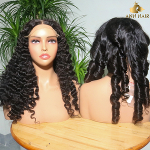 Nueva Llegada 2026: Pelucas de Cabello Humano Virgen al por Mayor, Peluca Frontal de Encaje Transparente HD Suizo, Peluca de Encaje Vietnamita Rizada y Voluminosa - Product Image 1