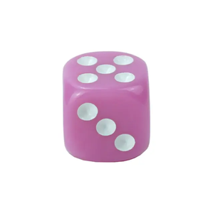 Accessoires d'artisanat en résine colorés personnalisés haute performance, dés de casino avec points pour le jeu - Product Image 2