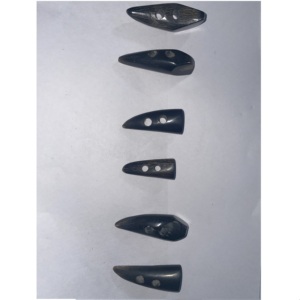 Botones de cuerno de búfalo hechos a mano, forma natural, pulidos, ecológicos, accesorios de cierre para abrigos y chaquetas - Product Image 4