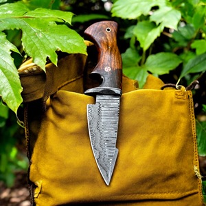 Handmade Damascus Steel <b>EDC</b> Fixed Blade Hunting Camping Bushcraft Outdoor <b>Knife</b> Rosewood Handle Industrial Grade Manufacturer - Product Image 4