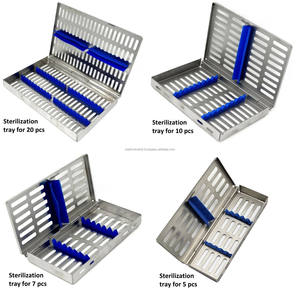 กล่องใส่เครื่องมือผ่าตัดและทันตกรรมแบบสเตอริไลซ์ ทำจากสแตนเลส พร้อมแผ่นซิลิโคน ใช้กับเครื่องนึ่งฆ่าเชื้อได้ นำกลับมาใช้ใหม่ได้ ได้รับมาตรฐาน CE ISO รับผลิตแบบ OEM ODM - Product Image 6