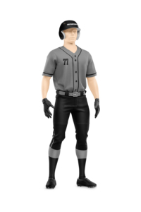 SAFASPORTS Conjunto de Uniforme de Béisbol para Hombre, Número 77, Manga Corta, Transpirable, Poliéster, Corte Regular, para Todas las Temporadas - Product Image 5