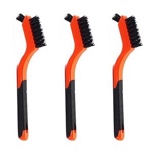 Ensemble de 3 petites brosses métalliques en nylon pour le nettoyage et l'élimination de la rouille dans les trous - Product Image 1