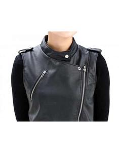 Trending New 2026 Professional <b>Leather</b> Motorcycle Riding Vest Racing Safety Vest for Men Plus Size Custom Manufacturer - Product Image 4