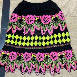 Fabricant professionnel de jupes brodées pour femmes en coton 100%, vêtements d'été, jupe brodée - Product Image 3