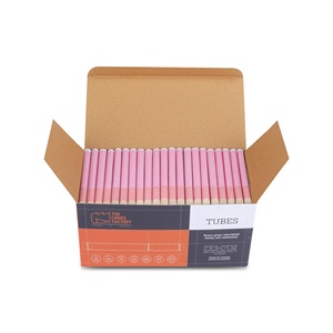 Tube pré-roulé en papier français blanc de 9 mm, filtre en bois pincé, qualité supérieure, boîte de 170 unités, estampage à chaud, direct usine - Product Image 2