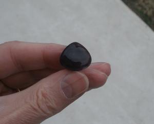 อเมทิสต์ทรงลูกแพร์ขนาด 20 มม. สีม่วงธรรมชาติ, อัญมณีสีม่วง, สำหรับทำเครื่องประดับ ของแท้ รับรองโดยบุคคลที่สาม สีเขียว สำหรับทำเครื่องประดับ - Product Image 4