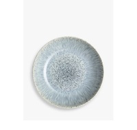 Ensemble de saladiers élégants en céramique, finition givrée bleue texturée, empilables, durables, adaptés aux aliments, idéaux pour la consommation quotidienne