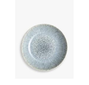 Elegante Juego de Tazones para Ensalada de Cerámica, Acabado Azul Escarchado Texturizado, Diseño Apilable, Duradero, Apto para Alimentos, Ideal para la Cena Diaria - Product Image 2