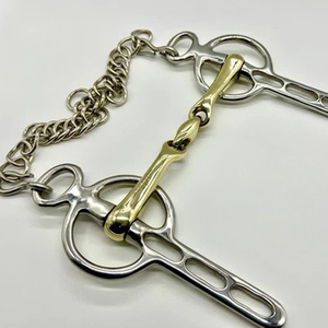 Bocados para Caballos de Acero Inoxidable Transpirables con Boquilla de Goma Suave, Anillo en D de Alta Calidad y Diseño de Turbina para Equitación - Product Image 2