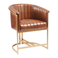 Chaises de salle à manger design avec coussin en cuir véritable et structure en fer, design traditionnel, portables pour la maison, le bureau et le bar à domicile