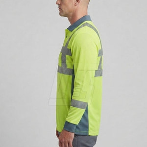 Chemises Polo Professionnelles pour Hommes, Manches Longues, Col Classique, Uniformes de Travail, Chemises Confortables pour le Personnel et les Services d'Entreprise - Product Image 6