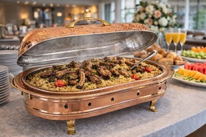 indoor <b>buffet</b> warmer table <b>buffet</b> setup serving counter warmer food service counter dish gastronorm pan chafing dish gn pan - Product Image 2