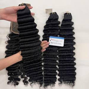 Extensiones de Cabello Trenzado con Ondas Profundas, Listas para Enviar en 2026, Cabello Virgen Vietnamita de Lujo Procesado con Vapor - Product Image 2
