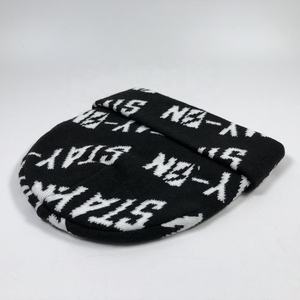 Personalized High Quality Acrylic Unisex Black Colorful Warm <b>Winter</b> <b>cap</b> Custom Print Jacquard Design Knitted Acrylic Beanie - Product Image 6