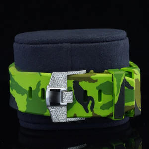 Reloj de Moissanita de Lujo a Precio Accesible |   Esqueleto con Incrustaciones de Diamantes VVS |   Reloj con Diamantes Simulados al por Mayor, Probado con Detector de Diamantes - Product Image 2