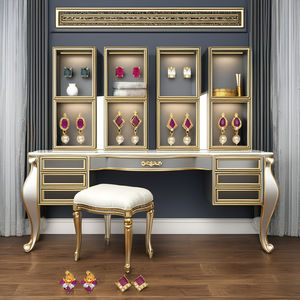 Boucles d'oreilles clous en or de haute qualité, designs variés, pierres précieuses, pour femmes, collection de bijoux de mode en gros, or 22 carats - Product Image 1