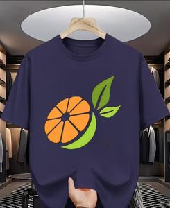 T-shirt personnalisé pour homme, ultra doux et confortable, imprimé en sérigraphie, été, appliques écologiques, denim, batik, velours côtelé - Product Image 1