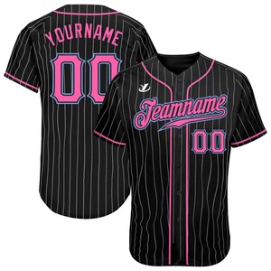 Maillot de baseball personnalisé style professionnel, boutonné sur le devant, en tissu respirant, uniforme d'équipe pour les tournois de ligue et les matchs de club - Product Image 3