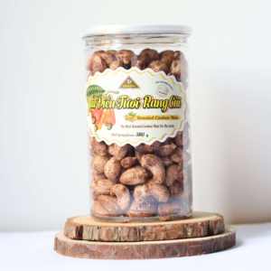 380g Noix de cajou bio du Vietnam de qualité supérieure, non décortiquées, grillées, onctueuses et salées, W240, en pot, prêtes à l'emploi, scellées sous aluminium, directement de l'usine - Product Image 2