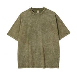Venta al por Mayor de Camisetas Oversize con Lavado Ácido, 100% Algodón, Cómodas y Modernas, Camisetas con Lavado Ácido Personalizadas - Product Image 3