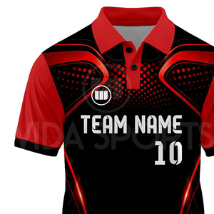 Camiseta de Cricket para Hombre, Diseño Personalizado por Sublimación, Camiseta Corta Estampada, Tejido Transpirable de Secado Rápido, Fabricante de Uniformes de Cricket para Equipos - Product Image 4