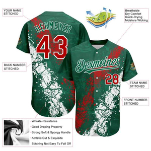 Camiseta de Béisbol Personalizada de Alta Calidad para Hombre, Diseño Moderno, Color Naranja, Ropa Deportiva de Poliéster Transpirable de Secado Rápido - Product Image 5