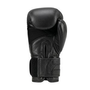 Gants de boxe entièrement noirs, design discret, entraînement, durables, professionnels, en cuir synthétique, imperméables - Product Image 2