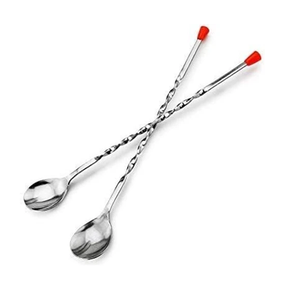 Cuchara de Bar de Acero Inoxidable para Mezclar Vino y Cócteles, Accesorio de Bar con Logotipo Personalizado, Cuchara de Bar de Acero en Oferta - Product Image 1