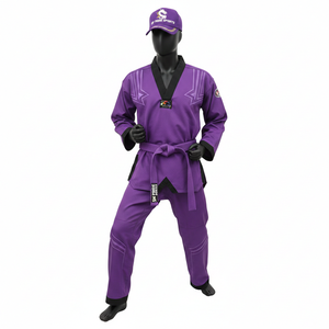 Uniformes de Karate y BJJ de la Mejor Calidad, Trajes de Artes Marciales Personalizados para Adultos, Uniformes de Taekwondo Ligeros de Spandex/Poliéster - Product Image 1