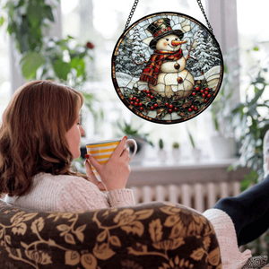 CIFbuy Acchiappasole in Acrilico a Forma di Pupazzo di Neve Colorato da Appendere alla Finestra per Decorazioni Natalizie Casa Giardino TikTok per Servizio di Ritiro Temu - Product Image 3