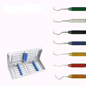 Kit de Curettes Parodontales Gracey DM1504 en Acier Inoxydable, Instruments Dentaires Manuels, Détartreur CE Shuja Surgico - Product Image 6