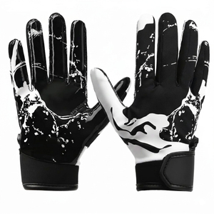 Gants de sport professionnels personnalisés de qualité supérieure avec logo antidérapant, respirants, à doigts entiers, pour le football américain - Product Image 1
