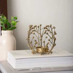 Porte-bougie Aria, design sphérique géométrique, résistant à la chaleur, décoration d'intérieur - Product Image 3