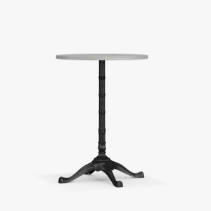 Cast <b>Iron</b> Round Wooden Top Dining <b>Table</b>, Black Metal Base Metal Dining <b>Table</b> For Home & Restaurant Use Dining <b>Table</b> 4 Seater - Product Image 5